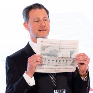Reiner Kriegler hielt die Keynote beim Hermes Employer Branding Forum